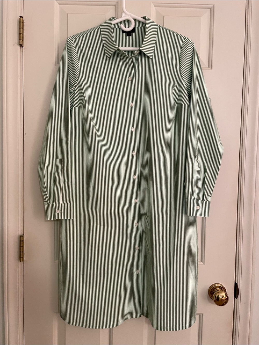 J. Jill Stripped Shirt Dress, Like New, Small